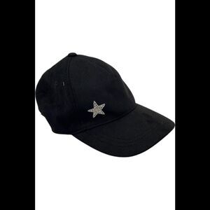 Joy CleanBoss Performance Faux Suede & Crystal Star Luxe Cap Black